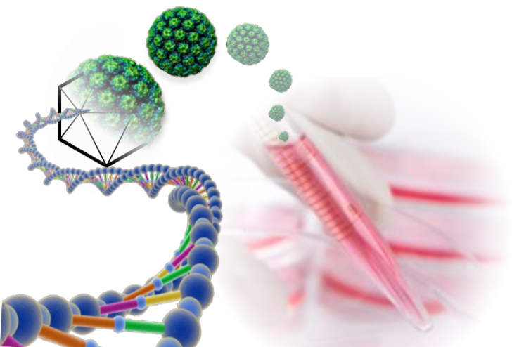 virus biotechnology illustration