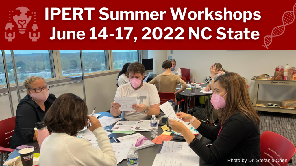 Photo from IPERT Summer 2022 workshop. Photo by Dr. Stefanie Chen.