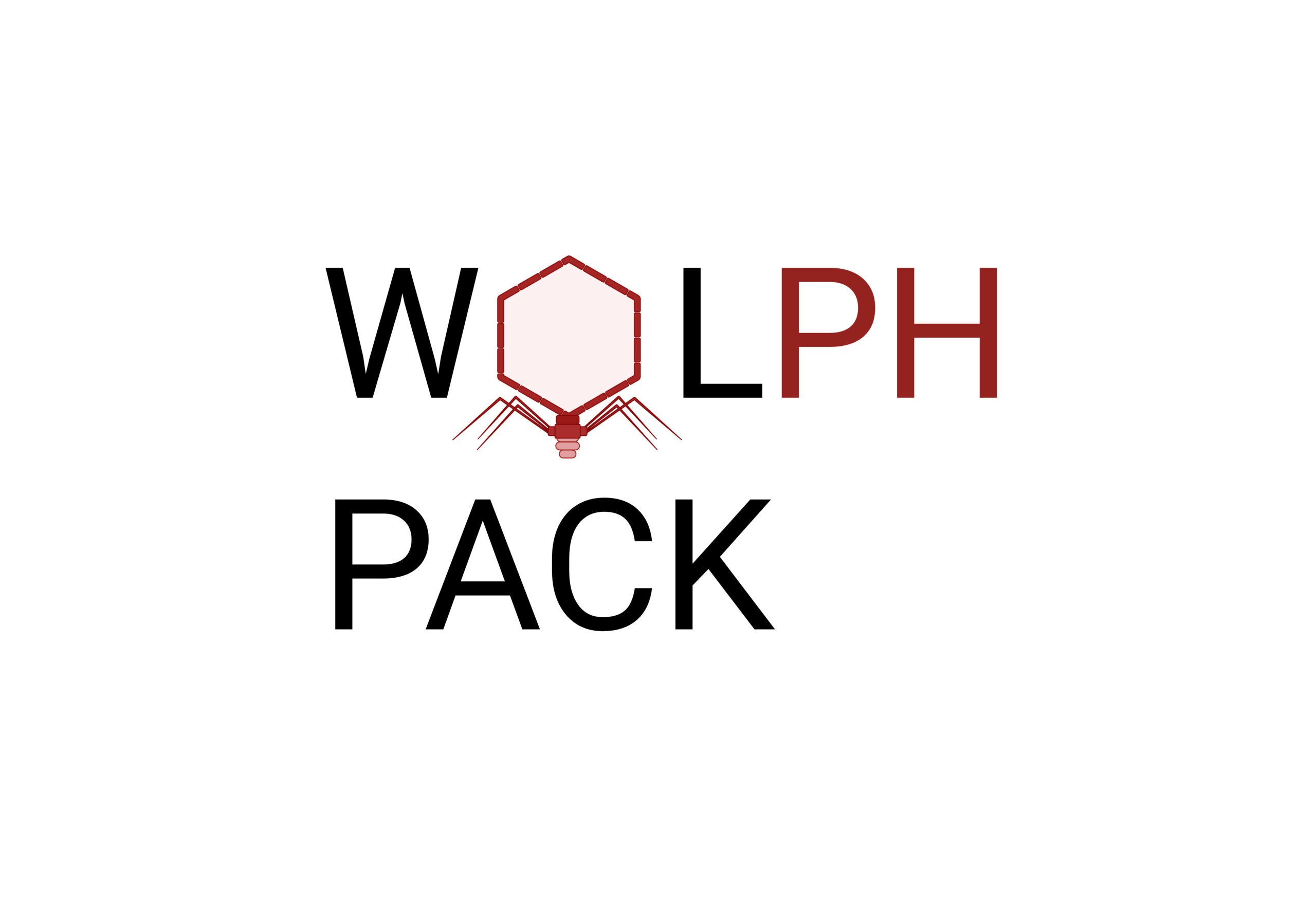 Phage Hunters logo: "Wolph Pack"